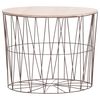 vidaXL Tables basses 4 pcs Cuivre