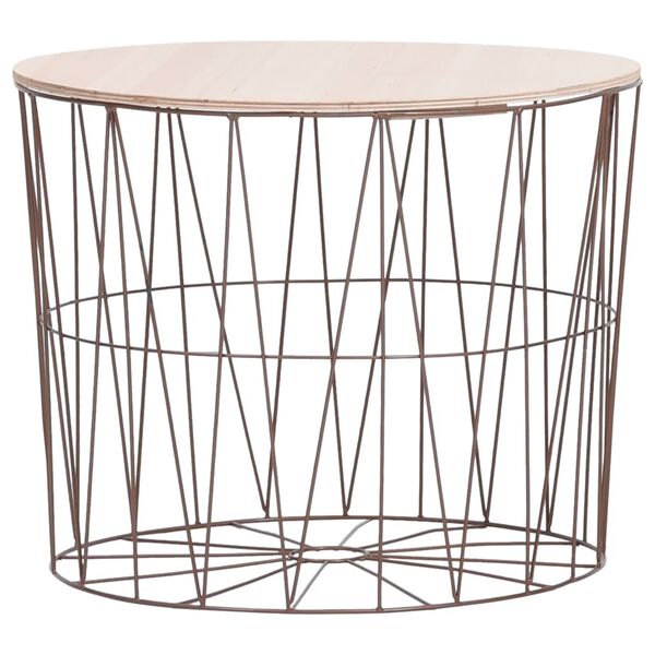 vidaXL Tables basses 4 pcs Cuivre