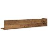 vidaXL &Eacute;tag&egrave;res murales 2 pcs vieux bois 100x16,5x16,5 cm