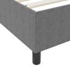 vidaXL Cadre de lit plateforme Gris clair 160 x 200 cm tissu