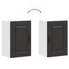 vidaXL Armoire murale de cuisine Kalmar noir bois d'ing&eacute;nierie