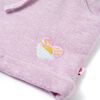 Short pour enfants avec cordon de serrage lilas mélangé 116