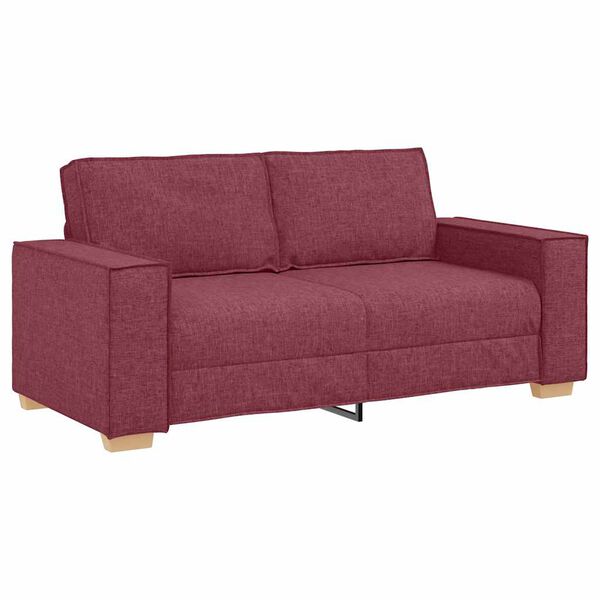 vidaXL Canap&eacute; 2 places Rouge vin 180x78x84 cm Tissu