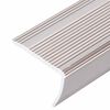 vidaXL Nez de marche forme en L 5 pcs aluminium 90 cm champagne