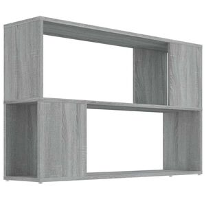 vidaXL Biblioth&egrave;que Sonoma gris 100x24x63 cm Bois d'ing&eacute;nierie