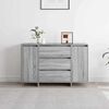 vidaXL Buffet Gris Sonoma 120 x 41 x 75 cm Bois d'ingénierie