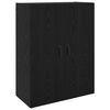 vidaXL Armoire Murale Montage mural 2 pcs Ch&ecirc;ne noir 69,5 x 34 x 90 cm