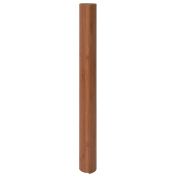 vidaXL Tapis rectangulaire marron 70x500 cm bambou