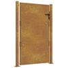vidaXL Portail de jardin 100x125 cm en acier Corten