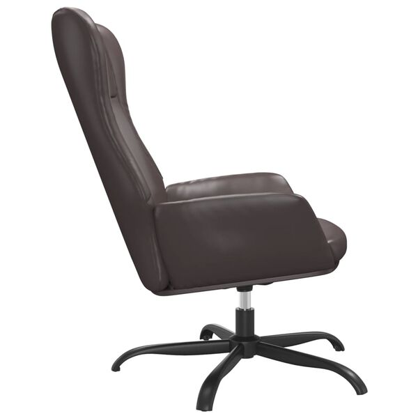 vidaXL Chaise de relaxation Marron Similicuir