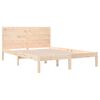 vidaXL Cadre de lit sans matelas 160x200 cm bois massif de pin