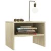 vidaXL Table de chevet ch&ecirc;ne sonoma 40x30x30 cm Bois d'ing&eacute;nierie