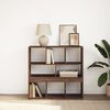 vidaXL Biblioth&egrave;que/S&eacute;parateur de pi&egrave;ce ch&ecirc;ne marron 100x33x94,5 cm