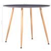 vidaXL Ensemble de salle &agrave; manger 3 pcs Tissu Jaune