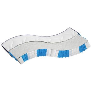 vidaXL Matelas &agrave; ressorts ensach&eacute;s duret&eacute; moyenne 140x200 cm
