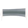 Bo-Camp Brise-vent Popular 500x140 cm Gris et anthracite