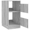 vidaXL Armoire &agrave; Laver avec stockage Gris Sonoma Bois d'ing&eacute;nierie