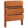 vidaXL Jardini&egrave;re pliable de jardin Orange 60x14x75 cm Bois de sapin