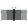 vidaXL Auvent lat&eacute;ral r&eacute;tractable anthracite 100x600 cm