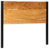 vidaXL T&ecirc;te de lit 120 cm bois massif d'acacia et fer