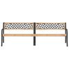 vidaXL Banc double de jardin 238 cm bois de pin chinois
