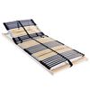 vidaXL Sommier &agrave; lattes sans matelas avec 42 lattes 7 zones 80x200 cm