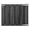 vidaXL Portillon WPC 100x80 cm Gris