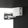 vidaXL Meuble TV mural noir 80x30x41 cm