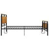 vidaXL Cadre de lit sans matelas m&eacute;tal 160x200 cm