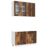 vidaXL Unit&eacute; de cuisine KALMAR 4 pcs Bois ancien Bois d'ing&eacute;nierie
