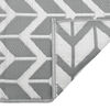 vidaXL Tapis d'ext&eacute;rieur ARAKIL Gris 160x230 cm PP