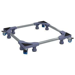 vidaXL Socle pour machine &agrave; laver Gris 66 x 66 x 12 cm