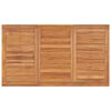 vidaXL Ensemble &agrave; manger de jardin 5pcs Bois de teck massif
