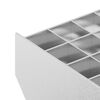 vidaXL Escalier en caillebotis 80x24x7 cm acier galvanis&eacute;