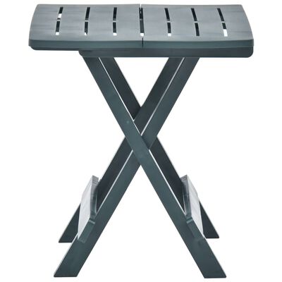 vidaXL Table pliable de jardin Vert 45x43x50 cm Plastique