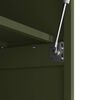 vidaXL Armoire murale pour garage Vert olive 90 x 40 x 53 cm