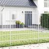 vidaXL Cl&ocirc;ture de jardin 7 pcs Blanc 170 x 215 cm