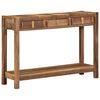vidaXL Table console Marron 107 x 33 x 76 cm Bois Recyclé Solide