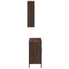 vidaXL Ensemble de meubles de salle de bain 2 pcs Ch&ecirc;ne marron