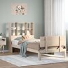 vidaXL Lit biblioth&egrave;que sans matelas 90x190 cm bois de pin massif