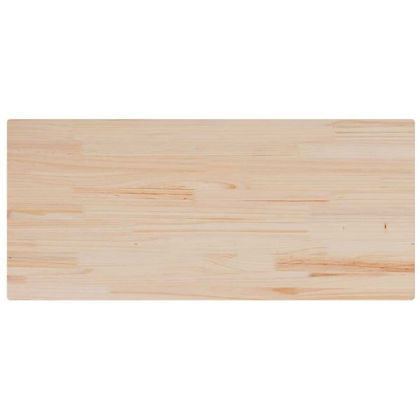 vidaXL Dessus de table 90x40x1,7 cm rectangulaire bois de pin massif