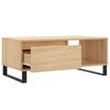 vidaXL Table basse Chêne sonoma 90x50x36,5 cm Bois d'ingénierie