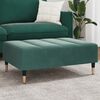 vidaXL Repose-pied vert fonc&eacute; 77x55x31 cm velours