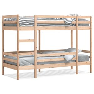 vidaXL Lit superpos&eacute; sans matelas 80x200 cm bois de pin massif