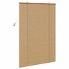 vidaXL Store enrouleur avec des rideaux Marron 110 x 160 cm Bambou