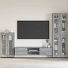 vidaXL Buffet FLORIN Gris Sonoma 55,5 x 29 x 103 cm Bois d'ing&eacute;nierie