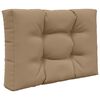 vidaXL Coussin de canap&eacute; d'ext&eacute;rieur 2 pcs Taupe Polyester