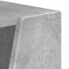 vidaXL &Eacute;tag&egrave;re lat&eacute;rale Gris b&eacute;ton 33 x 32 x 70,5 cm Bois d'ing&eacute;nierie