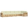 vidaXL Ensemble de canap&eacute;s d'ext&eacute;rieur 6 pc Blanc et cr&egrave;me Polyester