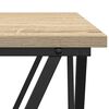 vidaXL Table basse 3 pcs Ch&ecirc;ne sonoma 50 x 50 x 40 cm